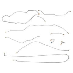 (1967) Brake Line Set - 2wd - Longbed - Leaf Spring - Power